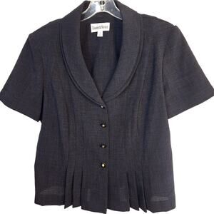 Danny & Nicole 16 Women's Blazer Blue Suit Coat Misses XL Jacket Extra Large